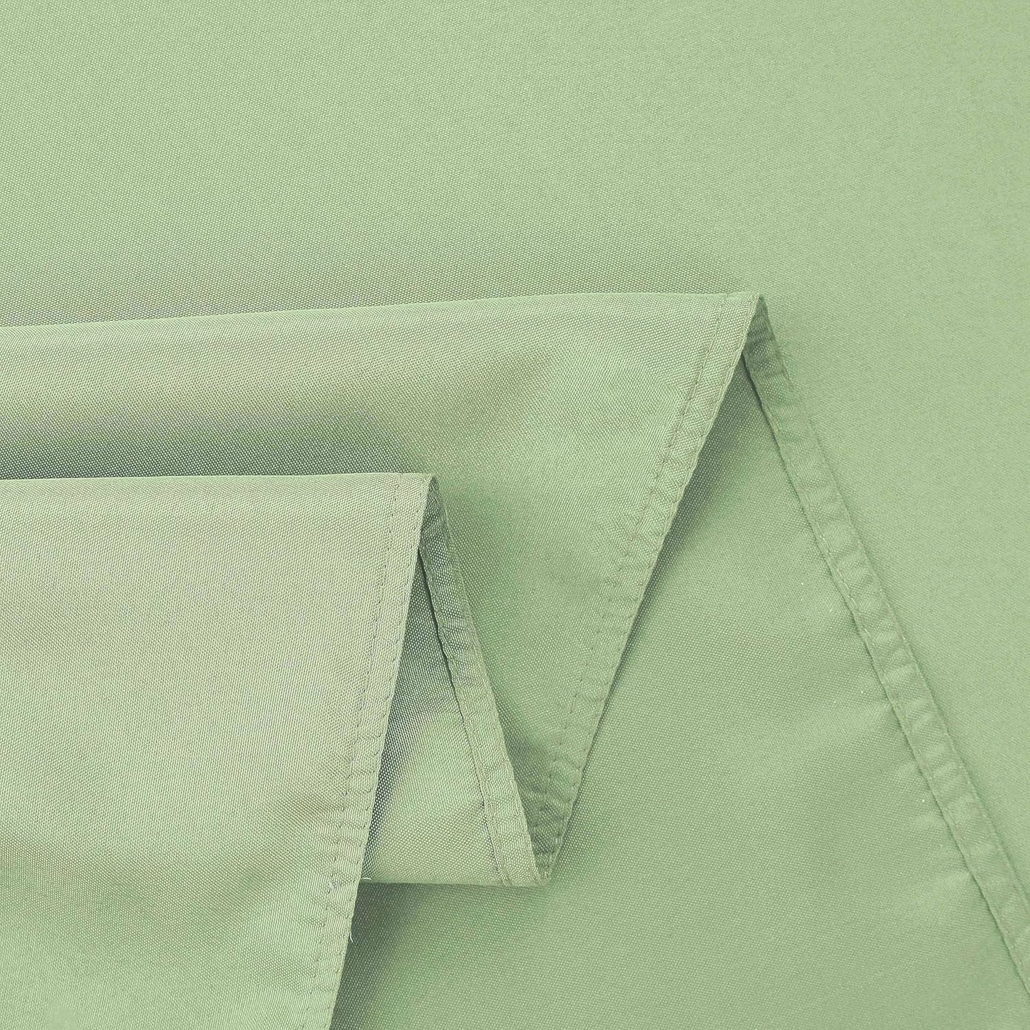 FOLINS&HOME Sage Green Square Tablecloth - 60 x 60 Inch Light Green Wrinkle Free Waterproof Polyester Table Cloths, Spillproof 210 GSM and Washable Table Cover for Party, Banquet, Rectangle/Oblong