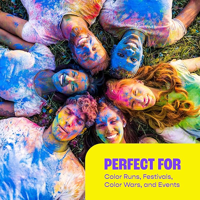 Chameleon Colors 25 lb. Color Powder - 1 Pack - Vibrant Red Color - for 15-20 People - Non-Toxic & Gluten-Free - Great for Holi, Color Wars, Fun Run, Gender Reveal, Summer Camp & More