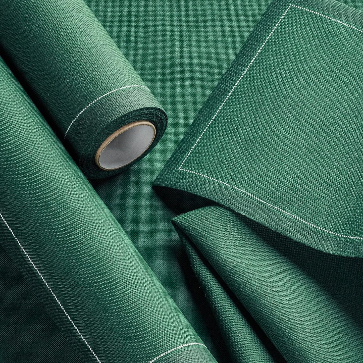 Cotton Cocktail Napkin - 4.3 x 4.3 in - 50 units per roll - English Green