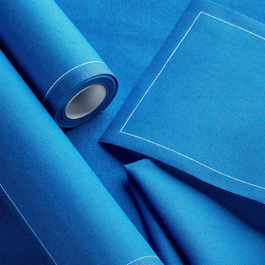 Cotton Cocktail Napkin - 4.3 x 4.3 in - 50 units per roll - Royal Blue