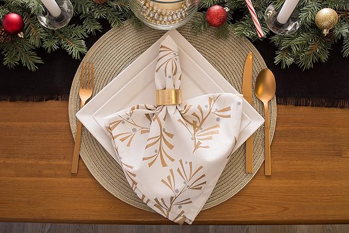 DII Jute Burlap Collection Kitchen Tabletop, Table Runner, 15x74, Solid Black