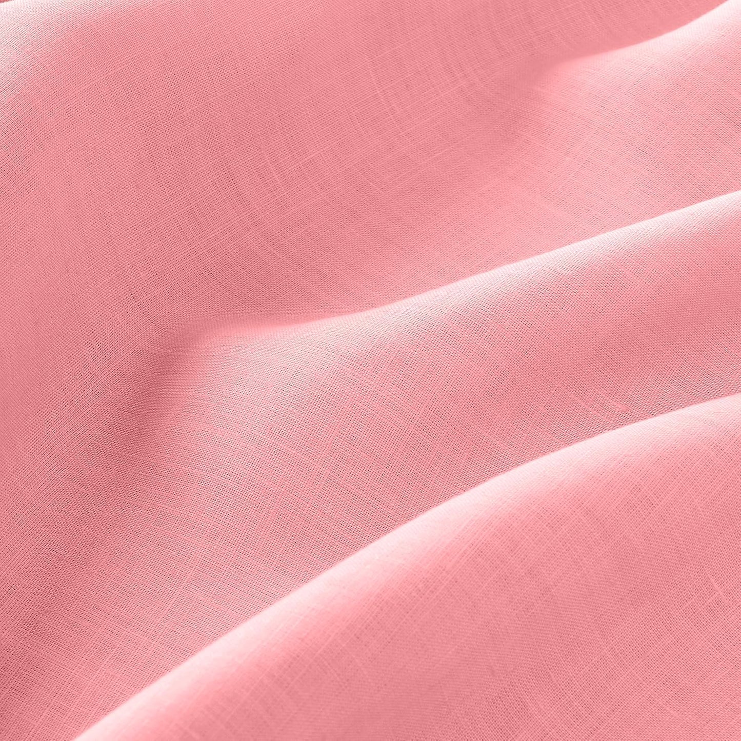D'Moksha Homes Dusty Pink Linen Tablecloth 60 x 120 Inch - 100% Pure Linen Hemstitch Tablecloth for Rectangle Tables - Classic Hemstitch, Machine Washable Table Cloth for Fall, Autumn and Halloween