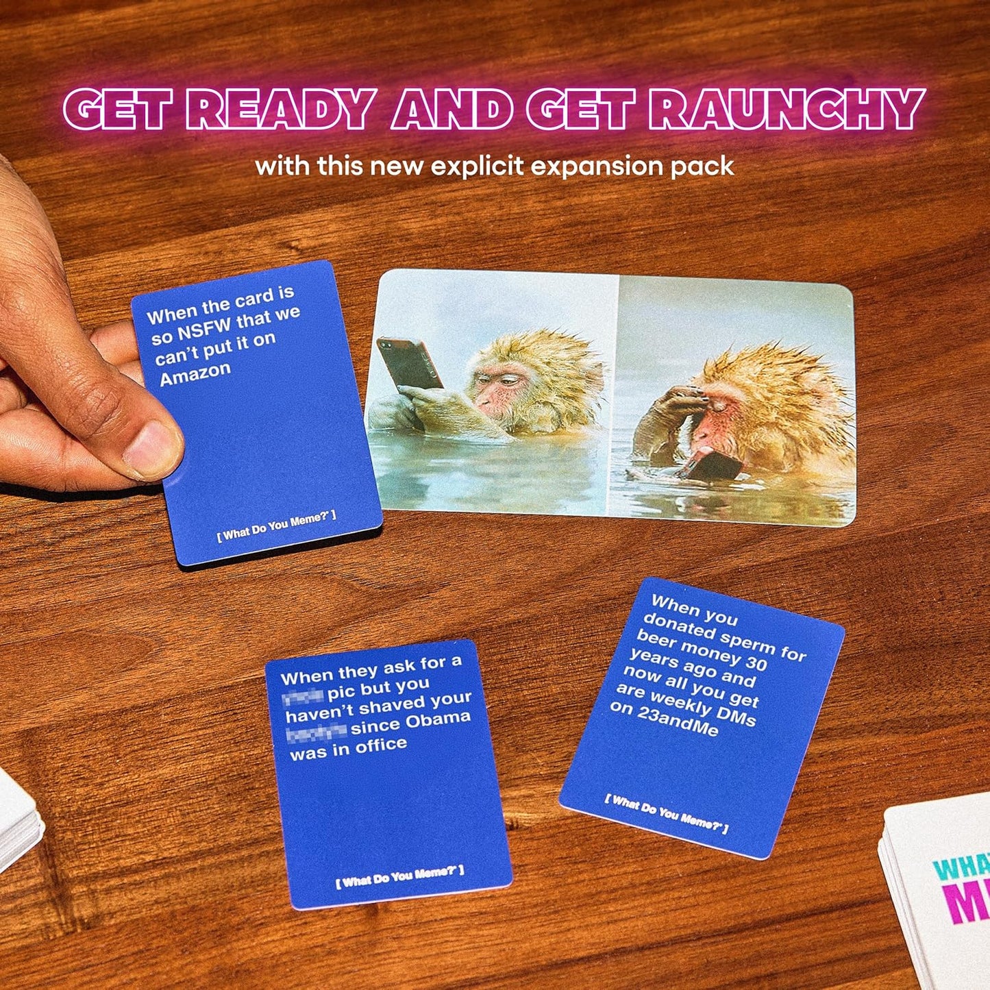 WHAT DO YOU MEME? After Hours by Relatable, The Explicit Expansion Pack for Game Night, Board Games, Adult Games, and Party Games, Includes 150 Caption Cards to Play with Full-Sized Game