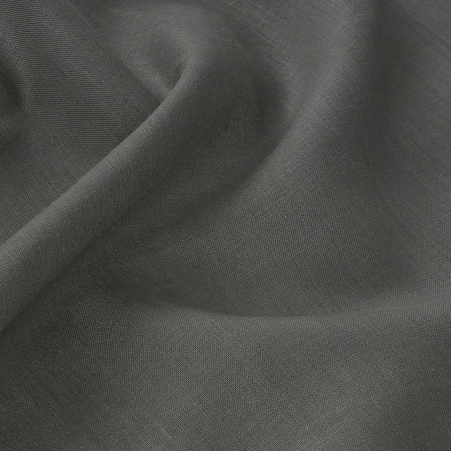 D'Moksha Homes Linen Tablecloth 60 x 90 Inch - 100% Pure Linen Charcoal Grey Tablecloth for Rectangle Tables - Machine Washable Table Cloth for Fall, Autumn and Halloween