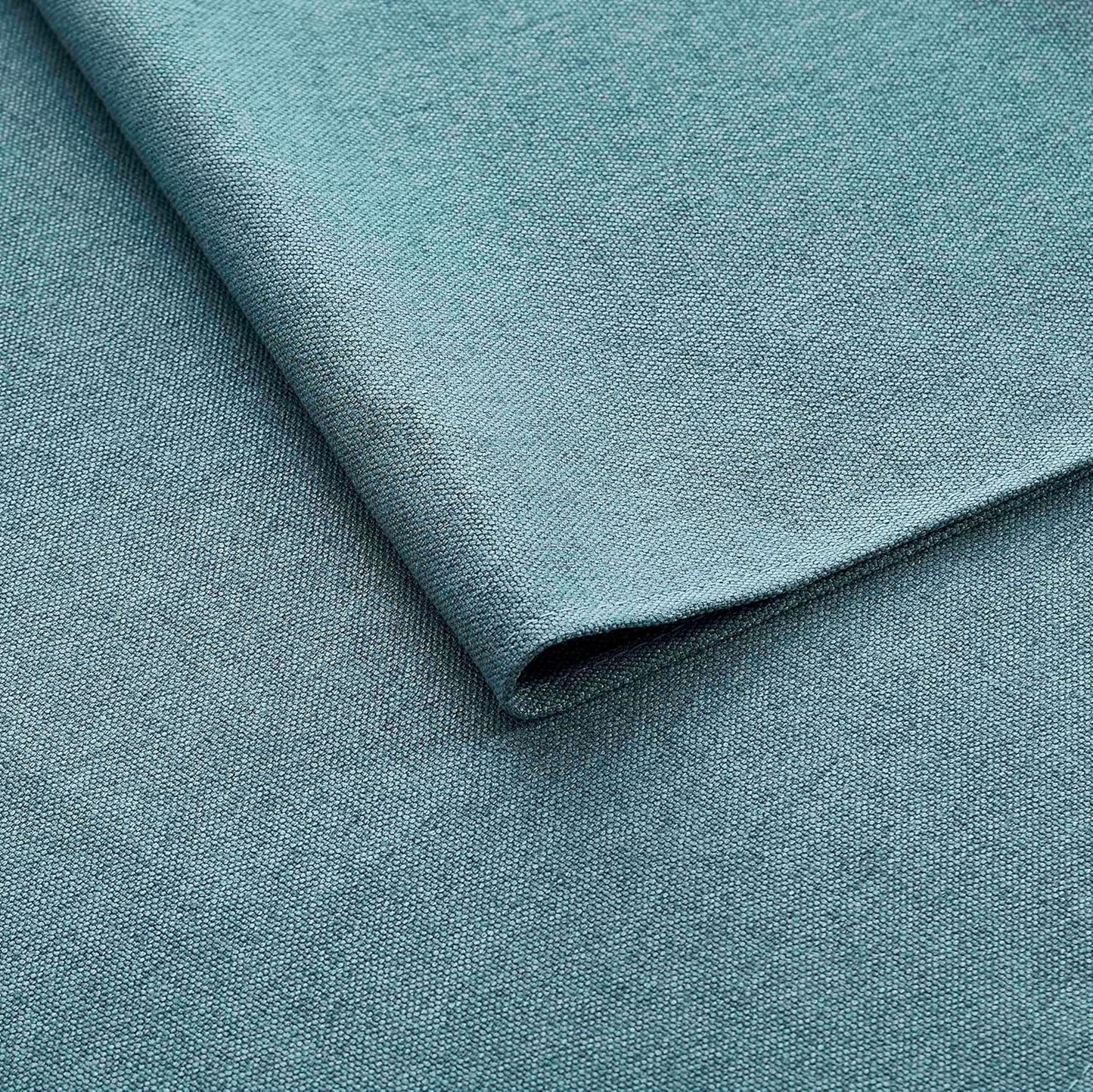 Dark Green Table Runner 13 x72 Inches Long, Cotton Linen Farmhouse Style Seasonal Table Linen for Kitchen Dining Coffee Table Parties Wedding Home Decor (13” x 72”, Dark Green)