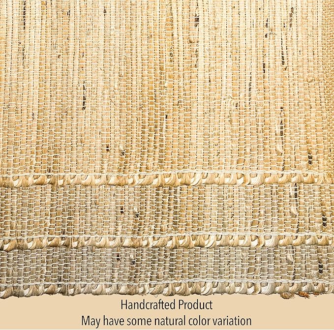 Chardin home Eco-Friendly Natural Jute/Hemp Hand Braided Table Runner, Size: 13''x48''.