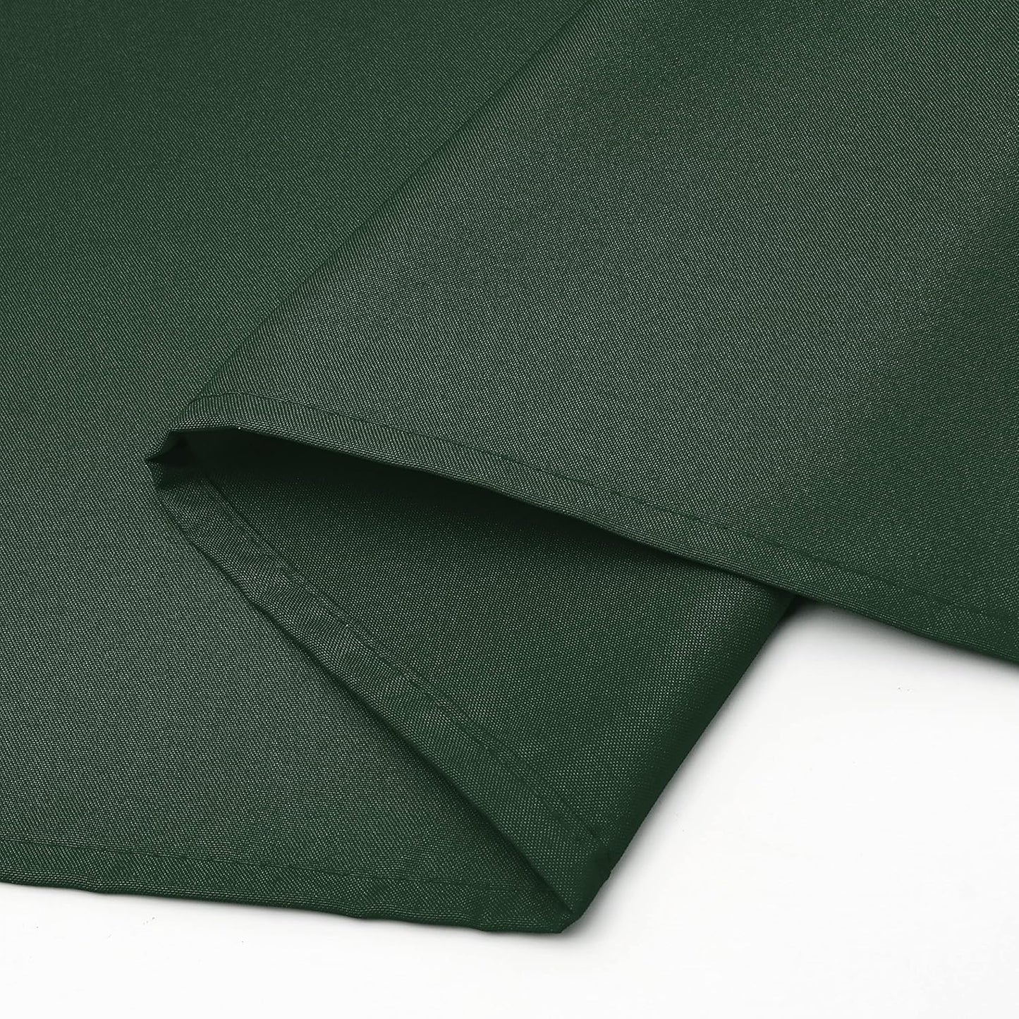 Wewoch Hunter Green Rectangle Tablecloth Water Resistant Washable Polyester Table Cloth for Dining,Kitchen, Parties Weddings and Outdoor Use 52 Inch by 70 Inch