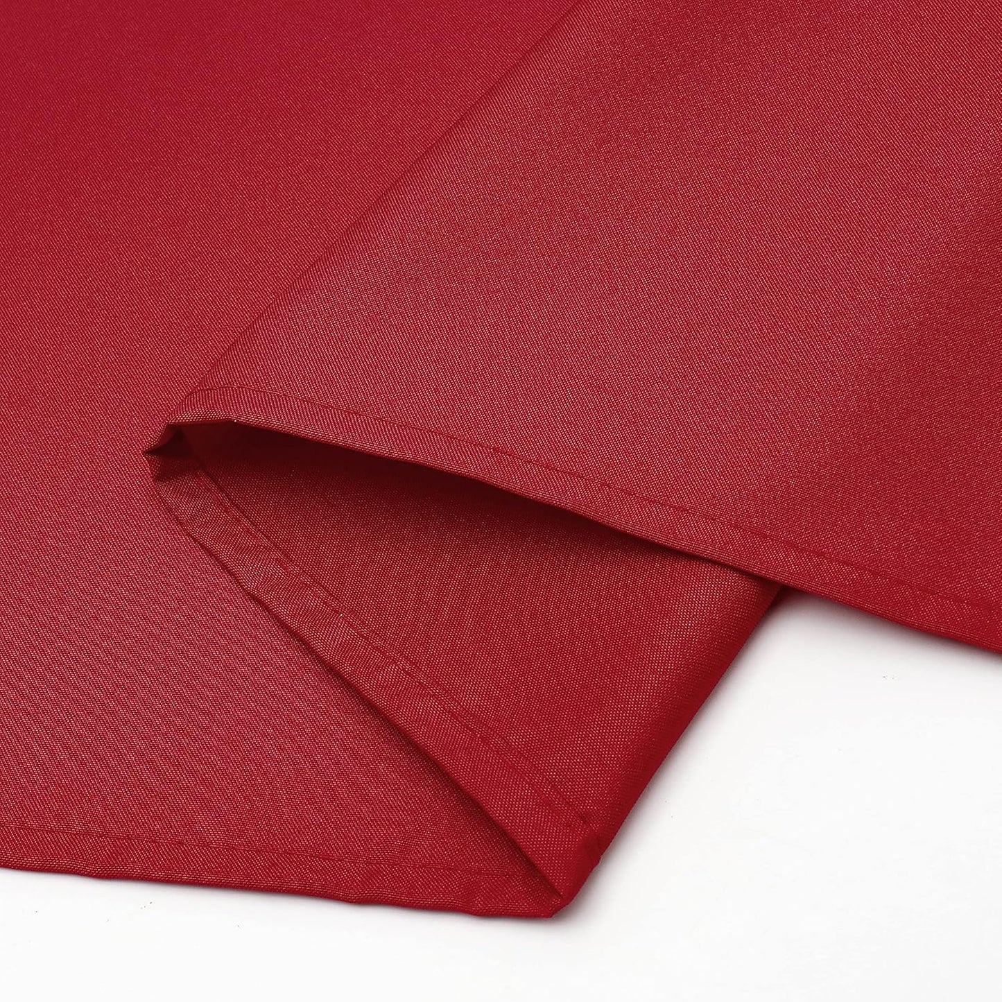 Wewoch Red Rectangle Tablecloth Water Resistant Washable Polyester Table Cloth for Dining,Kitchen, Parties Weddings and Outdoor Use 60 Inch by 120 Inch