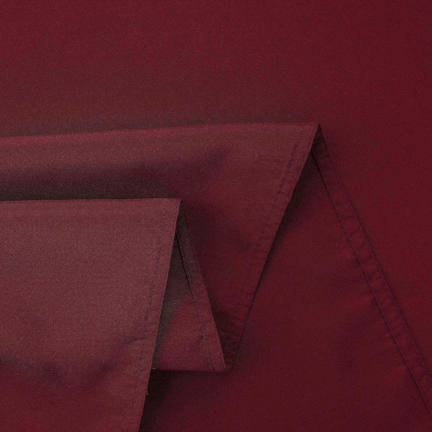 FOLINS&HOME Burgundy Rectangle Tablecloth - 60 x 102 Inch Rust Red Wrinkle Free Waterproof Polyester Table Cloths, Spillproof Heavy Duty and Washable Table Cover for Party, Banquet, Oblong/Rectangular