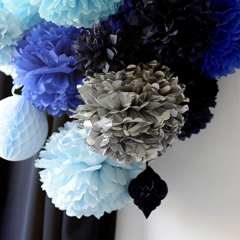 Wholesale Paper Honeycomb Ball Flower Lantern Wedding Kid Birthday Decoration Baby Shower Honeycomb Balls Lanterns Decorative