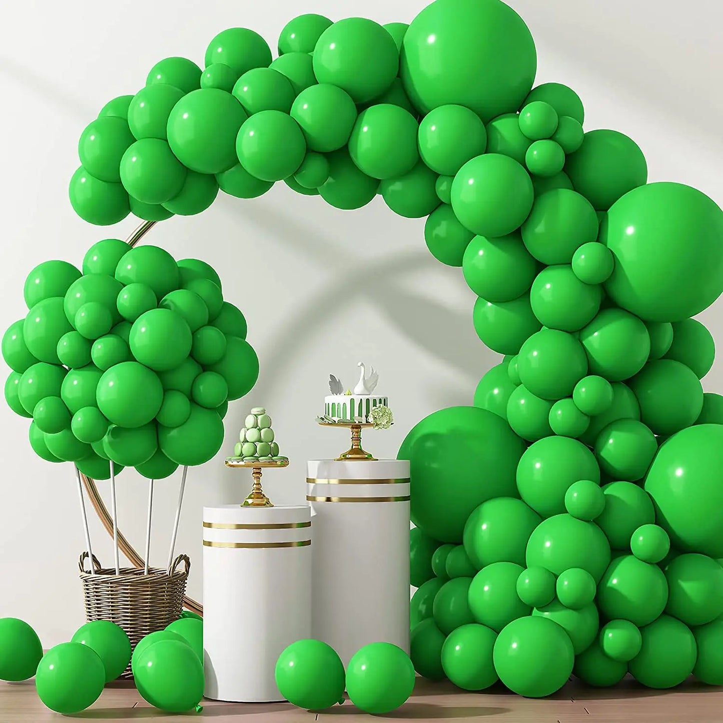 Metallic Gold Latex Balloons Multi Sizes  Balloon Arch Kit for Birthday Party Graduation Baby Shower