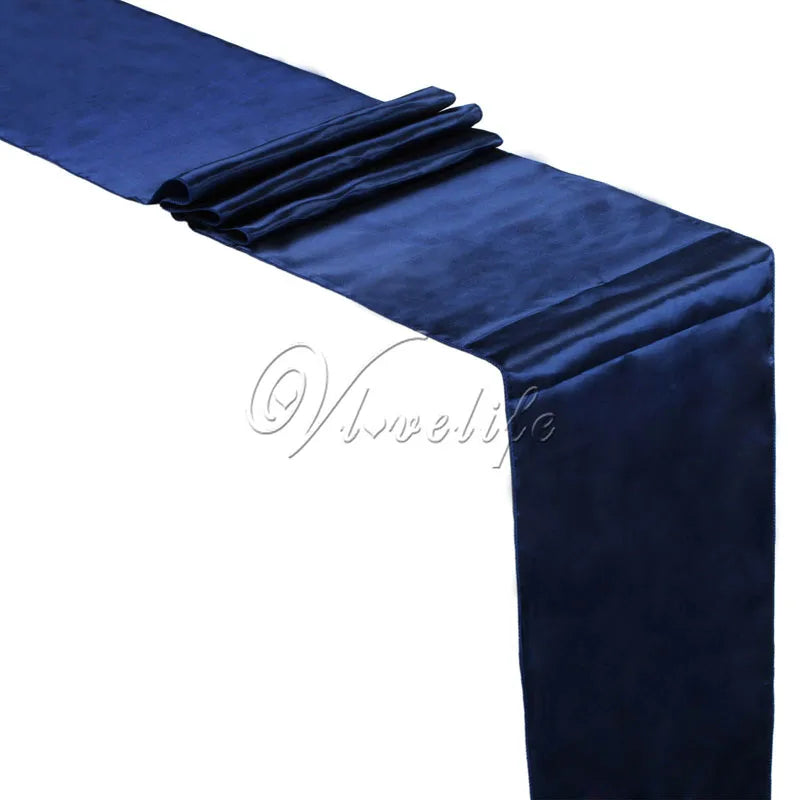 Satin Table Runner For Wedding Party Event Banquet Table Runner Luxury Dinner Tablecloth Home Wedding Table Decoration