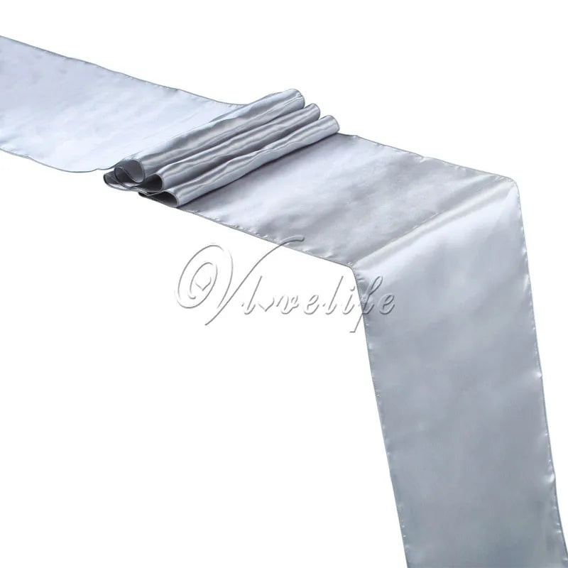 Satin Table Runner For Wedding Party Event Banquet Table Runner Luxury Dinner Tablecloth Home Wedding Table Decoration