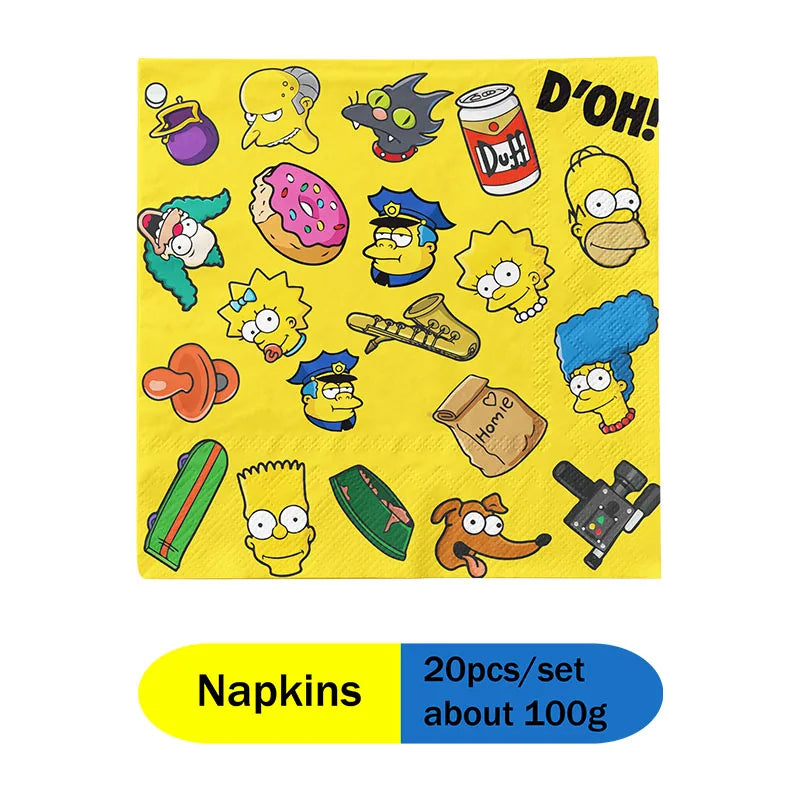 Birthday Party Decorations Disposable Tableware Set Paper Plate Banner Tablecloth Balloon Kids Adult Party Supplies