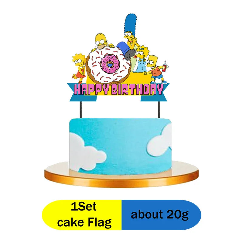 Birthday Party Decorations Disposable Tableware Set Paper Plate Banner Tablecloth Balloon Kids Adult Party Supplies