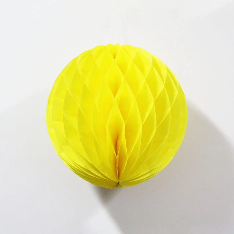 1pc10/15/20/25/30cm Decorative Paper Honeycomb Ball Pastel Flower Wedding Kid Birthday Party Decoration Baby Shower Supplies