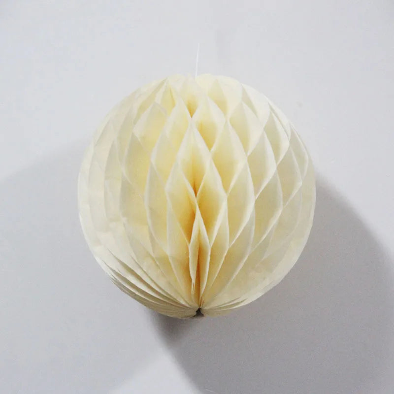 1pc10/15/20/25/30cm Decorative Paper Honeycomb Ball Pastel Flower Wedding Kid Birthday Party Decoration Baby Shower Supplies