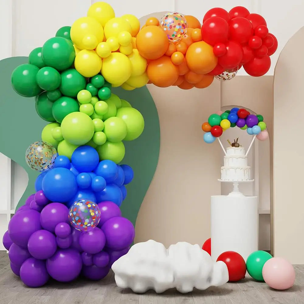 Metallic Gold Latex Balloons Multi Sizes  Balloon Arch Kit for Birthday Party Graduation Baby Shower