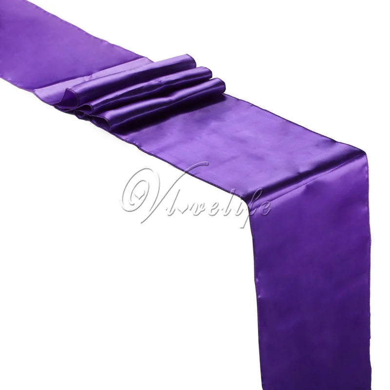 Satin Table Runner For Wedding Party Event Banquet Table Runner Luxury Dinner Tablecloth Home Wedding Table Decoration