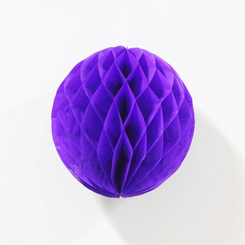 1pc10/15/20/25/30cm Decorative Paper Honeycomb Ball Pastel Flower Wedding Kid Birthday Party Decoration Baby Shower Supplies