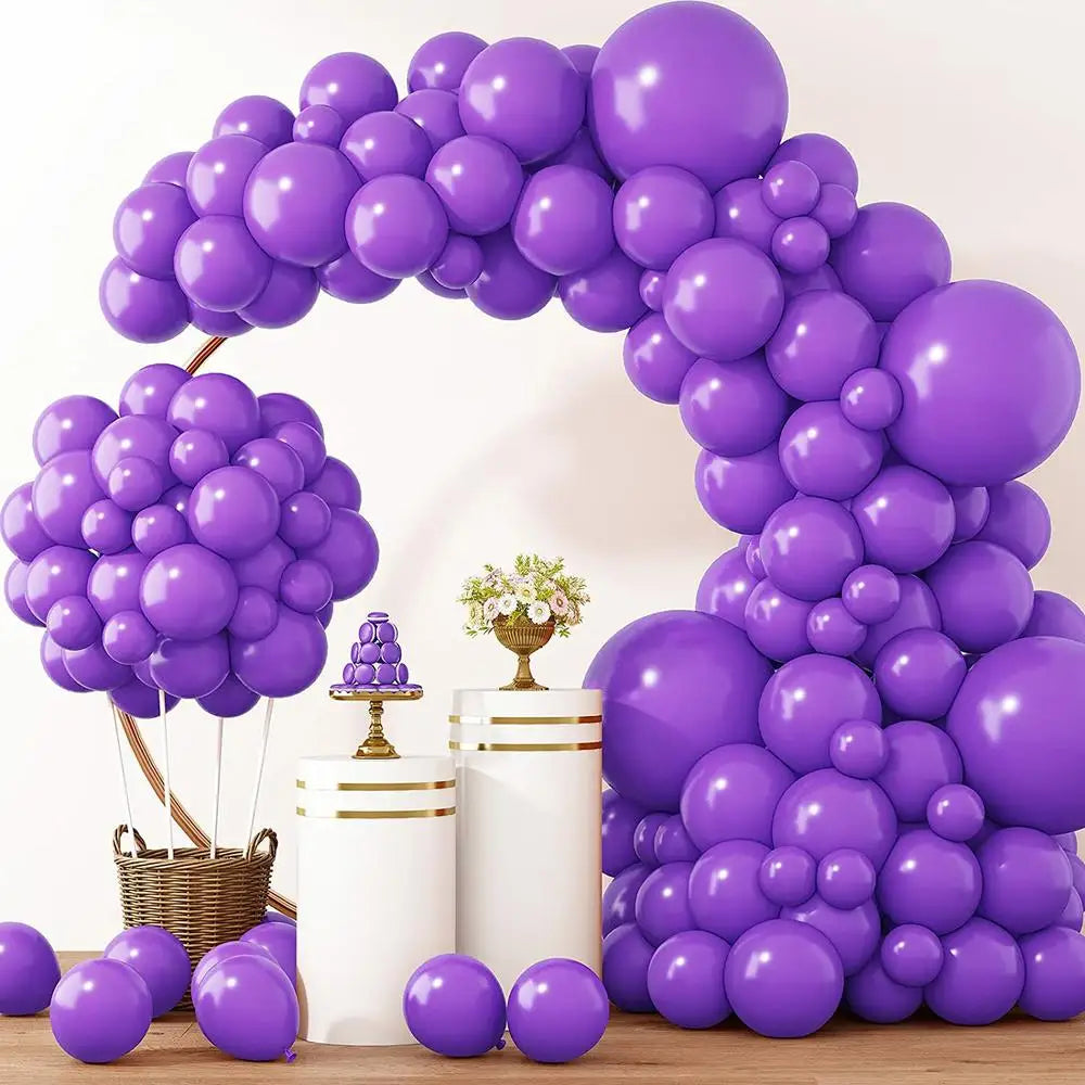 Metallic Gold Latex Balloons Multi Sizes  Balloon Arch Kit for Birthday Party Graduation Baby Shower
