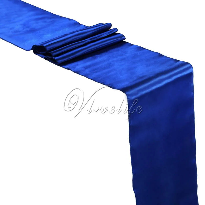 Satin Table Runner For Wedding Party Event Banquet Table Runner Luxury Dinner Tablecloth Home Wedding Table Decoration