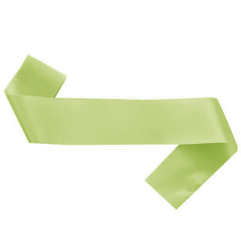 1 Piece Blank Satin Sash Plain Sash Party Event Diy Your Own Sash Wedding Bachelorette Party Bridal Shower Birthday Party Favors