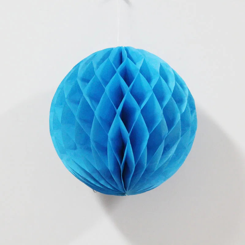 1pc10/15/20/25/30cm Decorative Paper Honeycomb Ball Pastel Flower Wedding Kid Birthday Party Decoration Baby Shower Supplies
