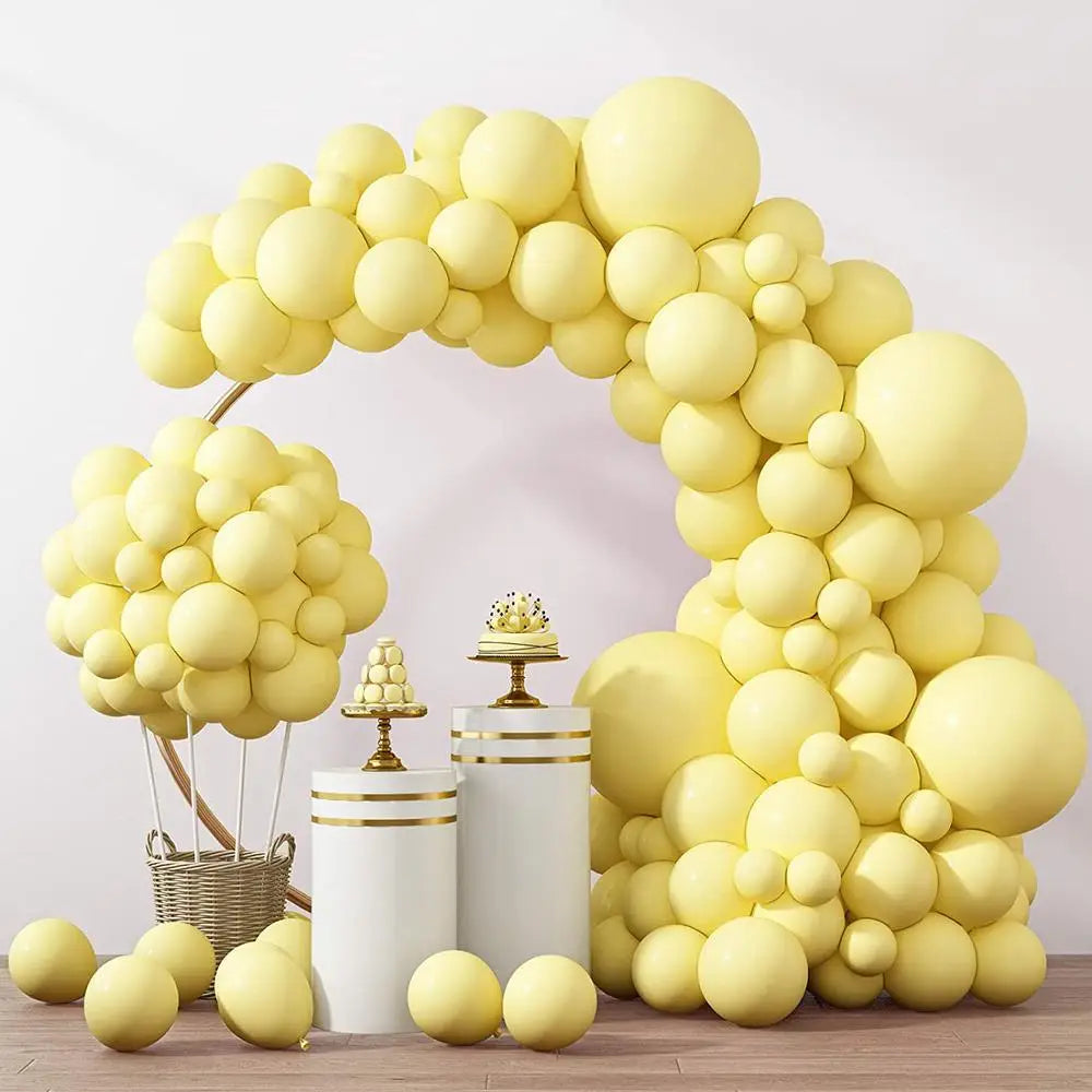 Metallic Gold Latex Balloons Multi Sizes  Balloon Arch Kit for Birthday Party Graduation Baby Shower