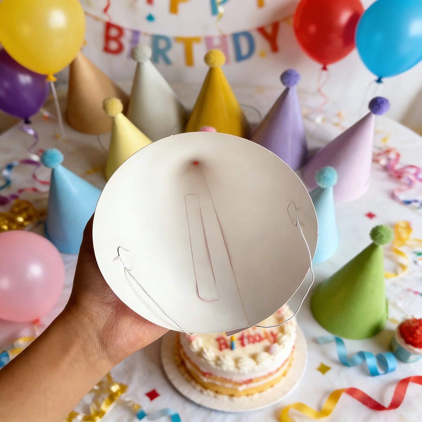 5/10 colorful birthday party hats | Macaroon cone-shaped hats, suitable for birthdays and parties