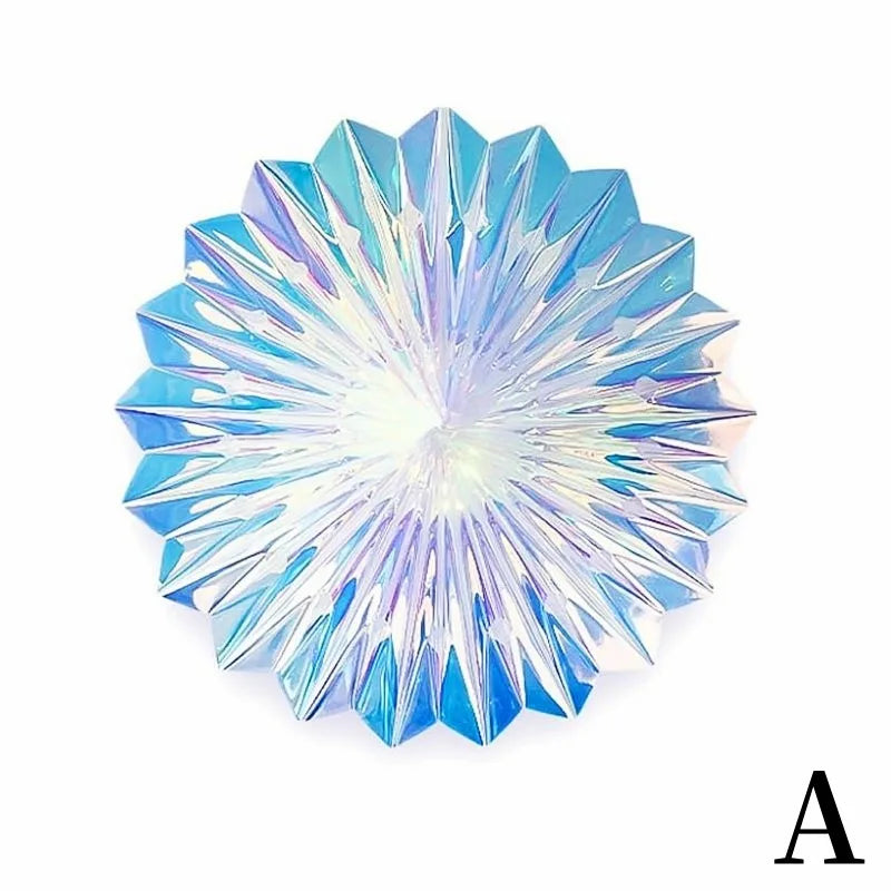 Hanging Honeycomb Ball Decor Paper Fan Snowflake Garlands Shiny Iridescent Party Decorations Birthday Wedding Disco Party Supply