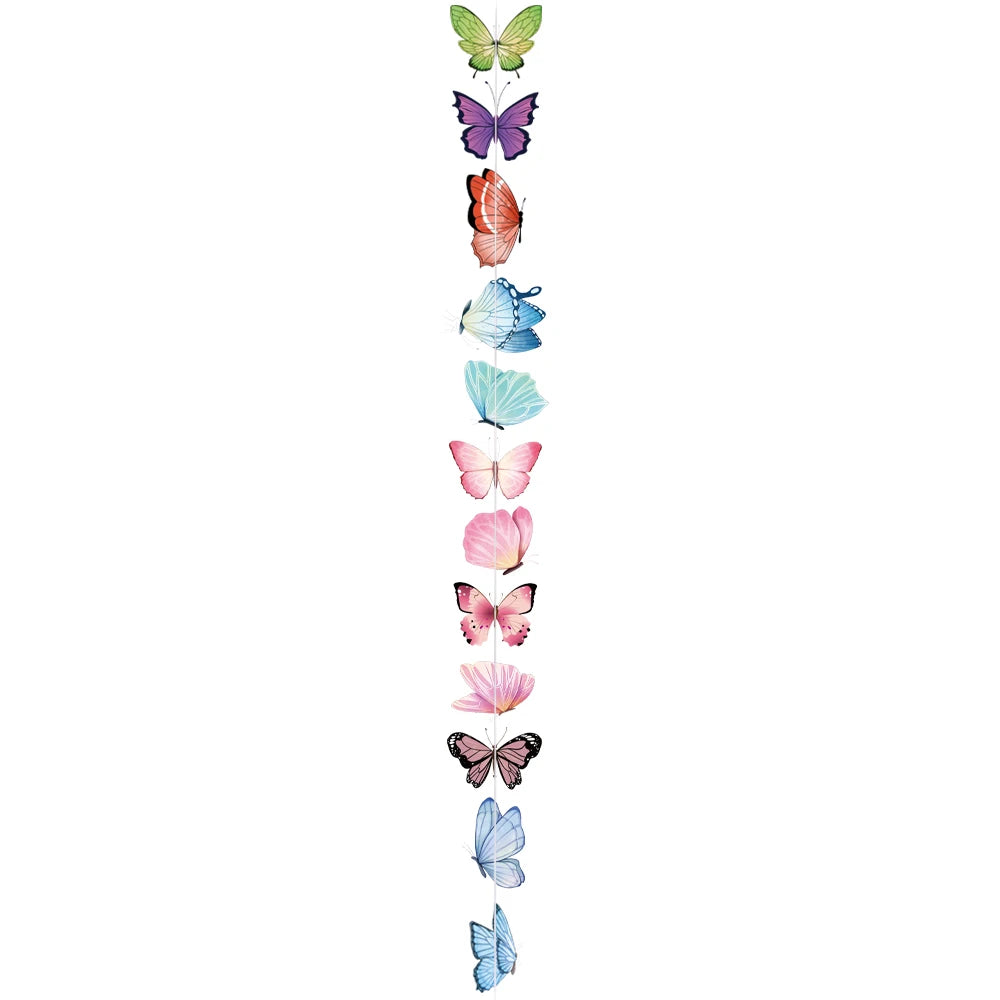 Butterfly Party Tableware Set  Butterfly Pattern Paper Plate Napkin Cup Disposable Tablecloth for Baby Shower Birthday Supplies
