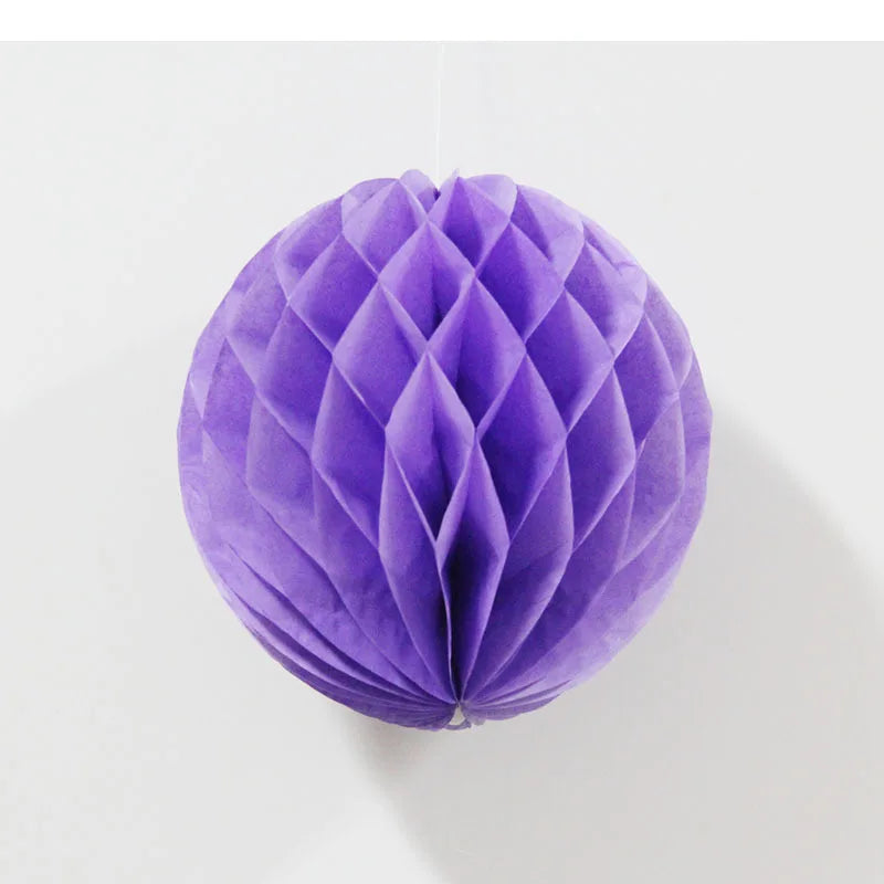 1pc10/15/20/25/30cm Decorative Paper Honeycomb Ball Pastel Flower Wedding Kid Birthday Party Decoration Baby Shower Supplies