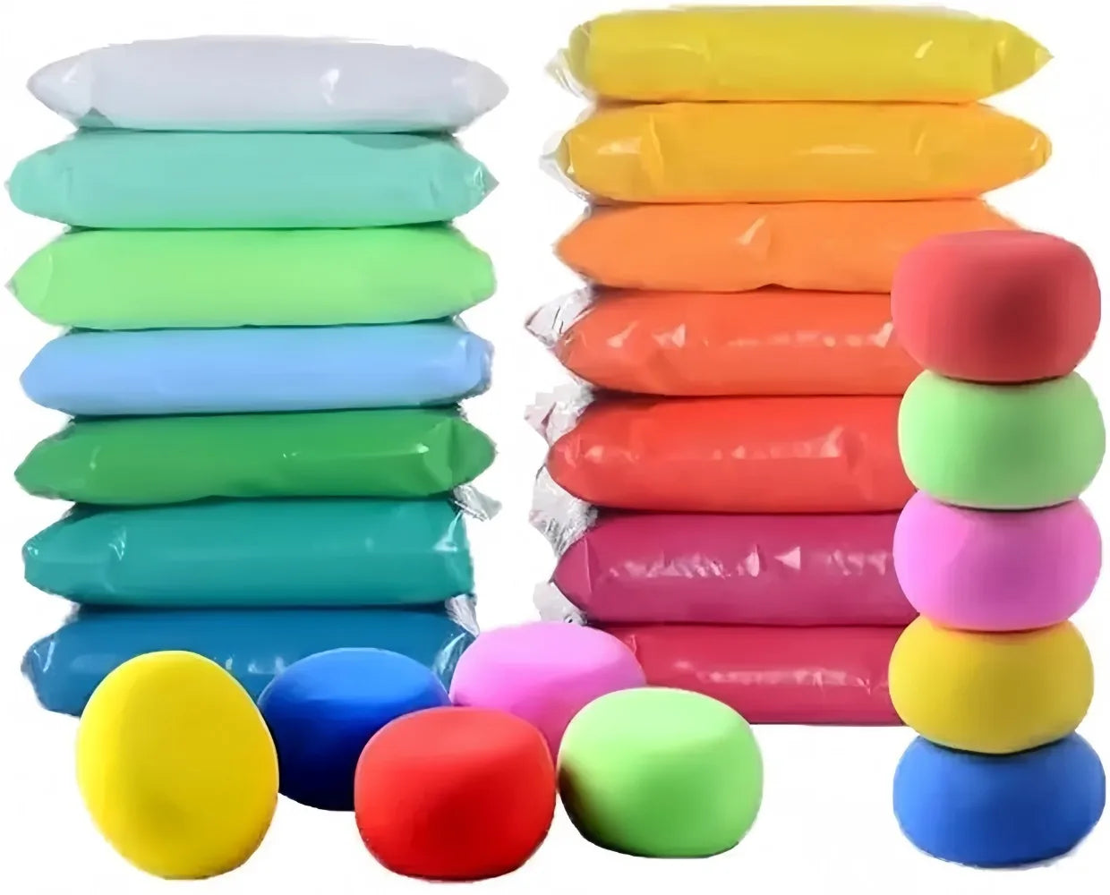 Children Ultra Light Clay DIY Set 36 Colors Super Soft Air Dry Modeling Clay for DIY Toys Kindergarten Child Fun Art Supplies