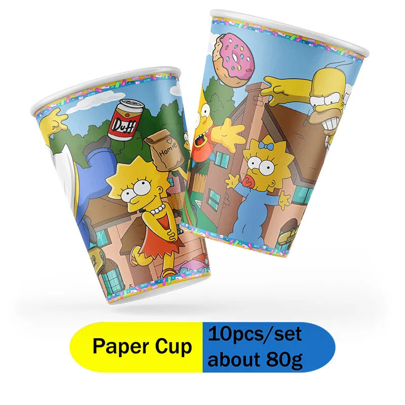 Birthday Party Decorations Disposable Tableware Set Paper Plate Banner Tablecloth Balloon Kids Adult Party Supplies