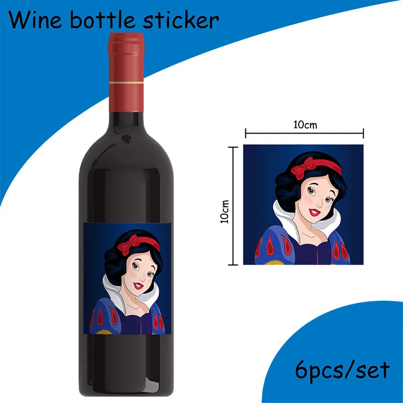 Snow White Birthday Party Set Cup Plate Napkins Tablecloth Cake Topper Balloons Disposable Tableware Baby Shower Supplies