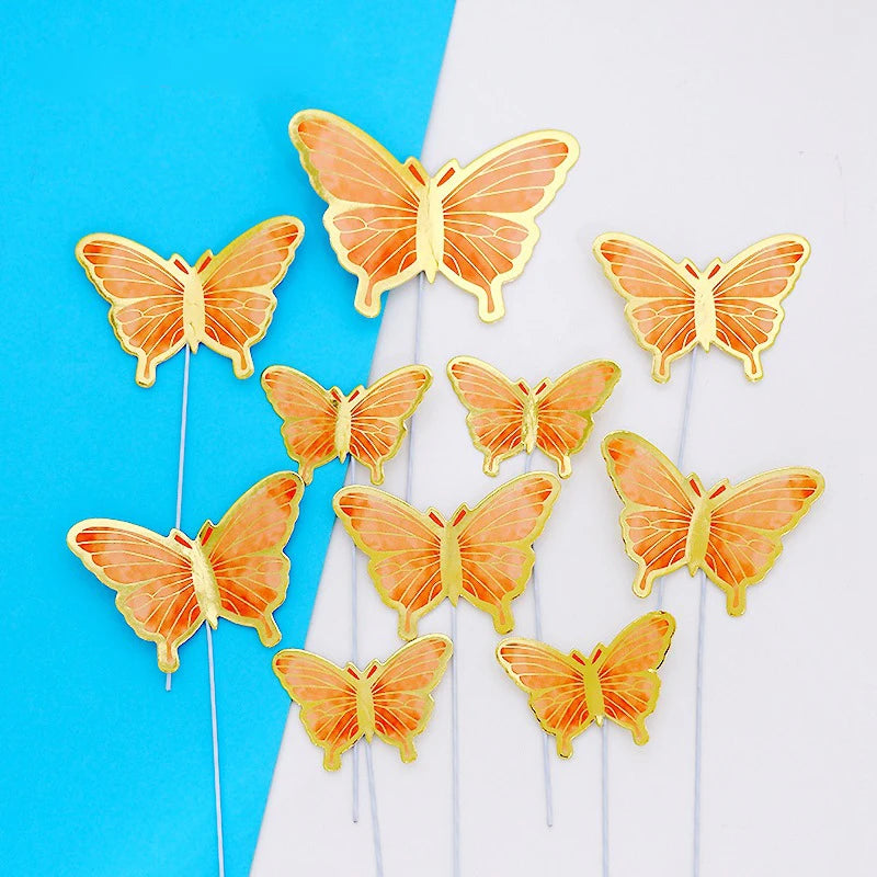 Butterfly Party Tableware Set  Butterfly Pattern Paper Plate Napkin Cup Disposable Tablecloth for Baby Shower Birthday Supplies