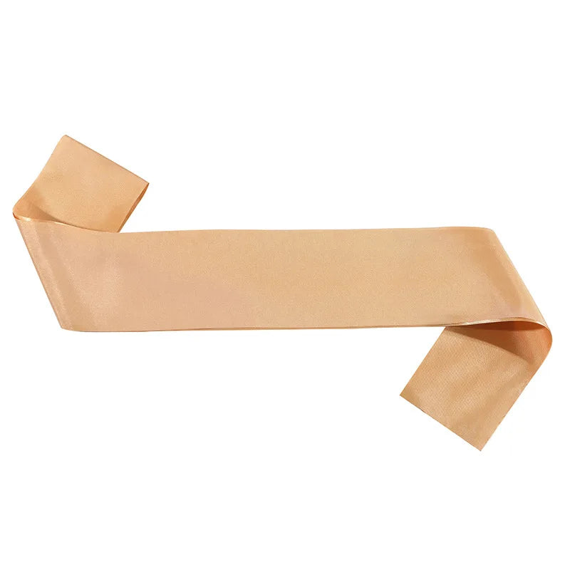 1 Piece Blank Satin Sash Plain Sash Party Event Diy Your Own Sash Wedding Bachelorette Party Bridal Shower Birthday Party Favors
