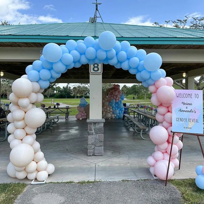 Adjustable Balloon Arch Frame Kit Plastic Balloons Stand Column Birthday Wedding Party Baby Shower Decor Ballon Holder with Base