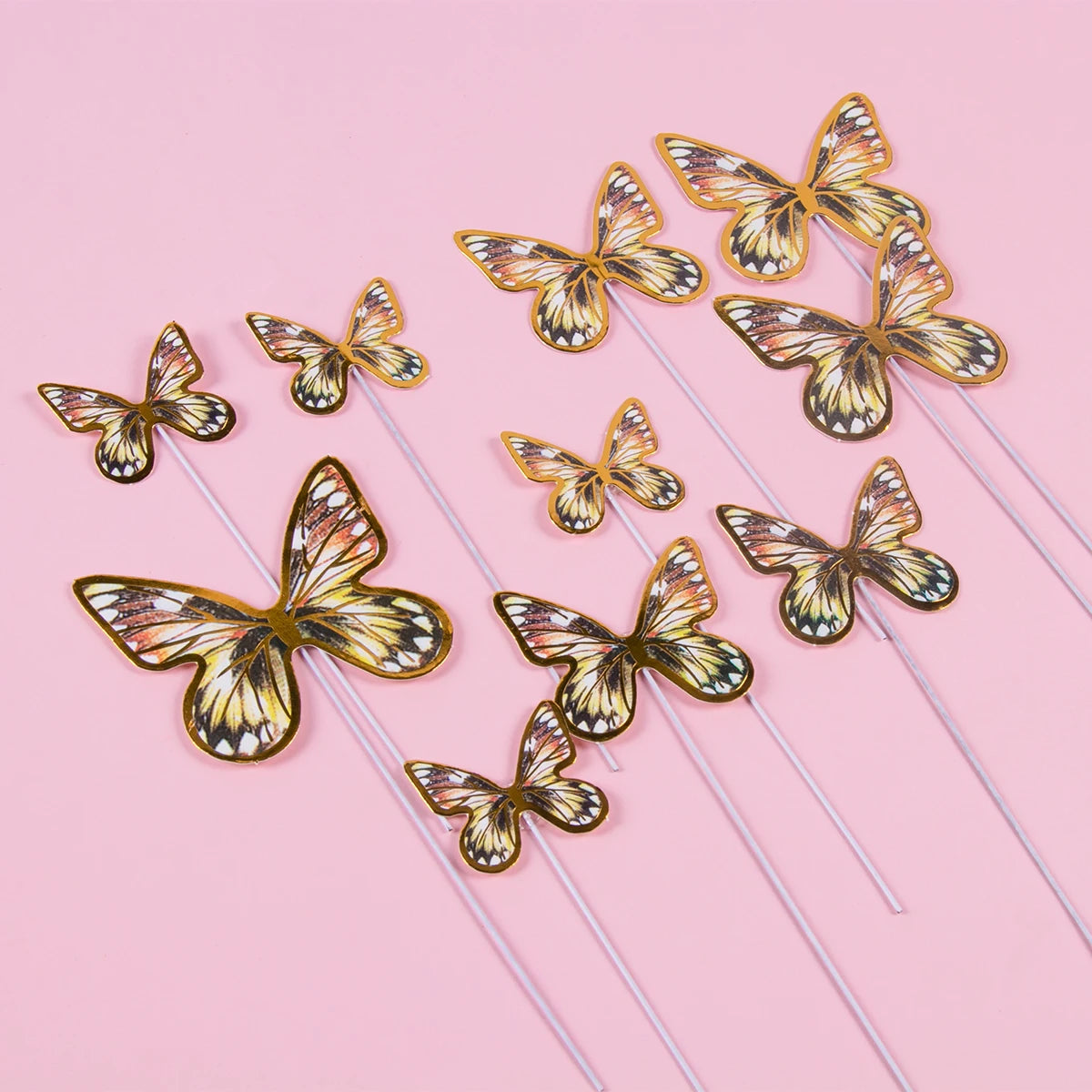 Butterfly Party Tableware Set  Butterfly Pattern Paper Plate Napkin Cup Disposable Tablecloth for Baby Shower Birthday Supplies