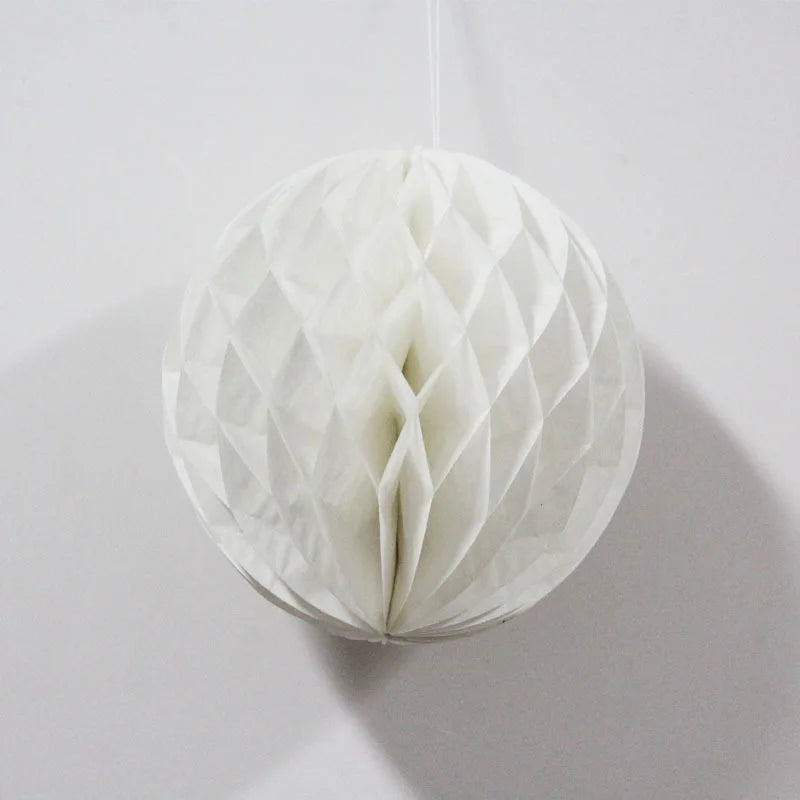 1pc10/15/20/25/30cm Decorative Paper Honeycomb Ball Pastel Flower Wedding Kid Birthday Party Decoration Baby Shower Supplies